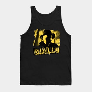 Giallo TShirt Retro 70s Italian Horror Film Distressed Look Tank Top